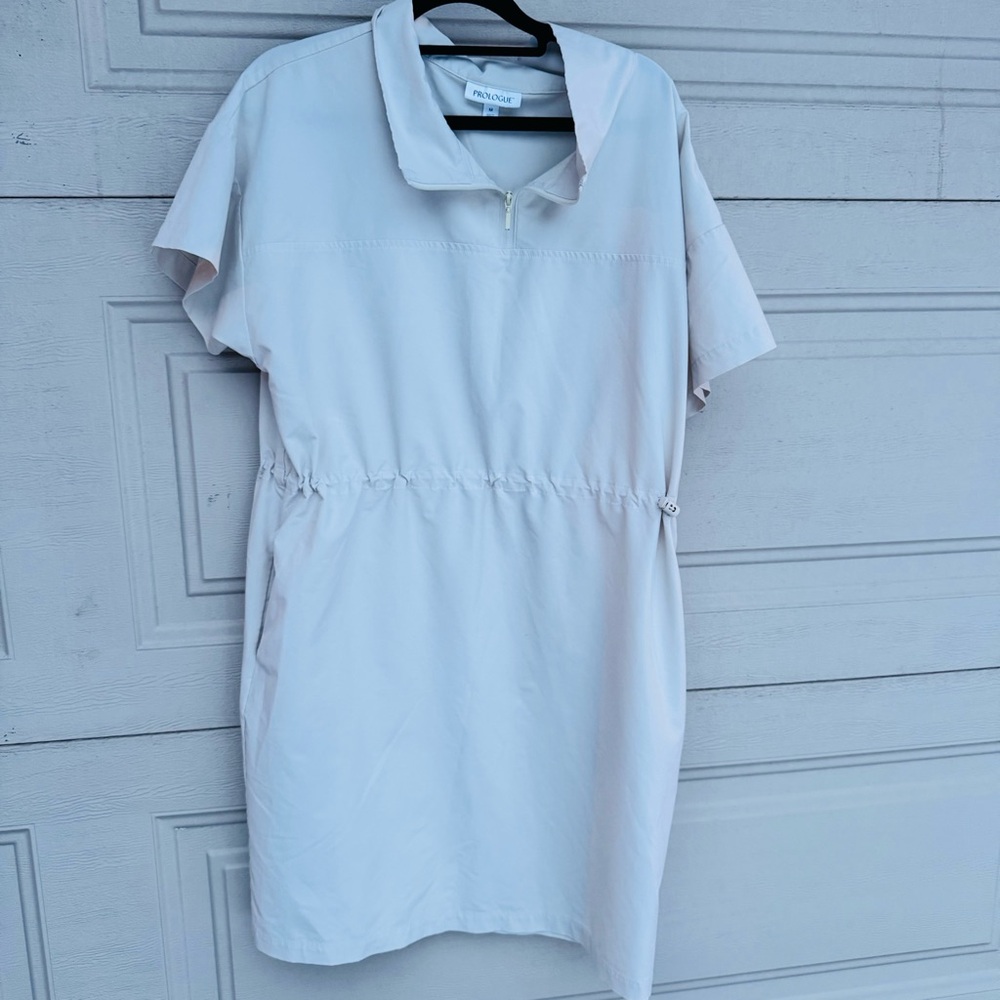 Prologue Light beige Collared Dress